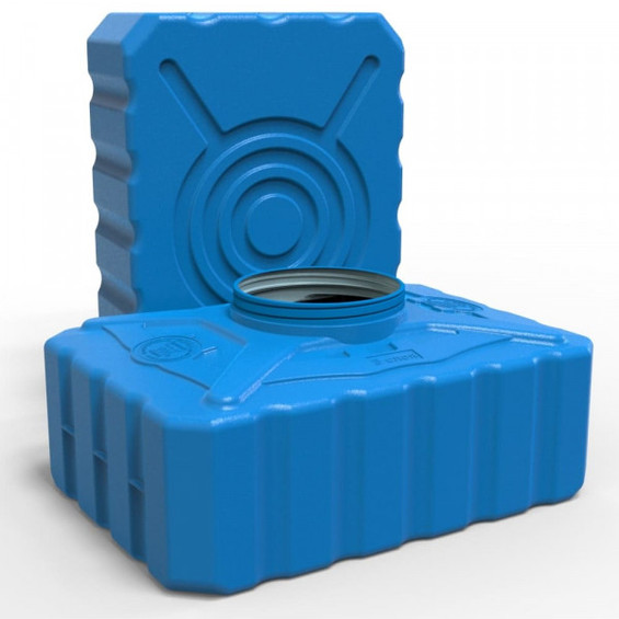 Тришарова харчова ємність на 200 л (97х70х45)