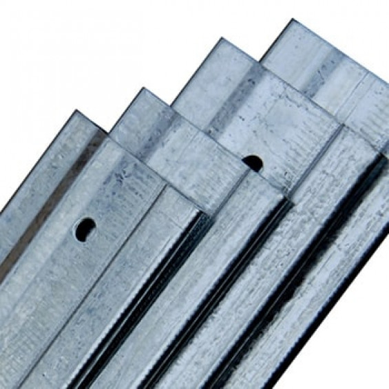 Стелаж оцинкований із 6 металевими полицями 3000*700*300