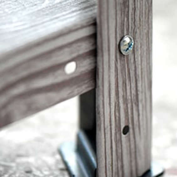 Стелаж металевий під дерево iз 6 полицями 2200х900х400